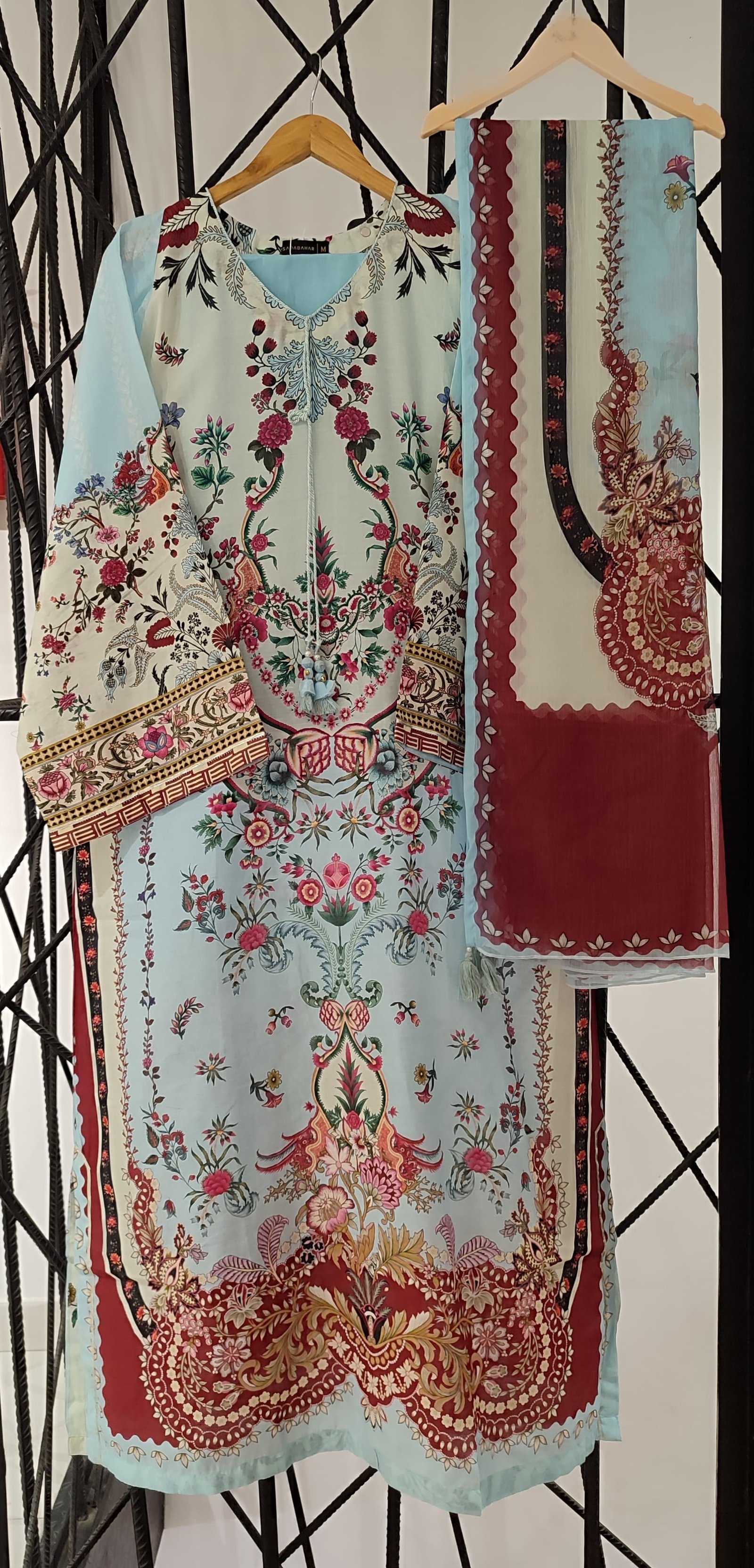 SADABAHAR PRINTED KAFTAN LAWN 3PEC — photo 3