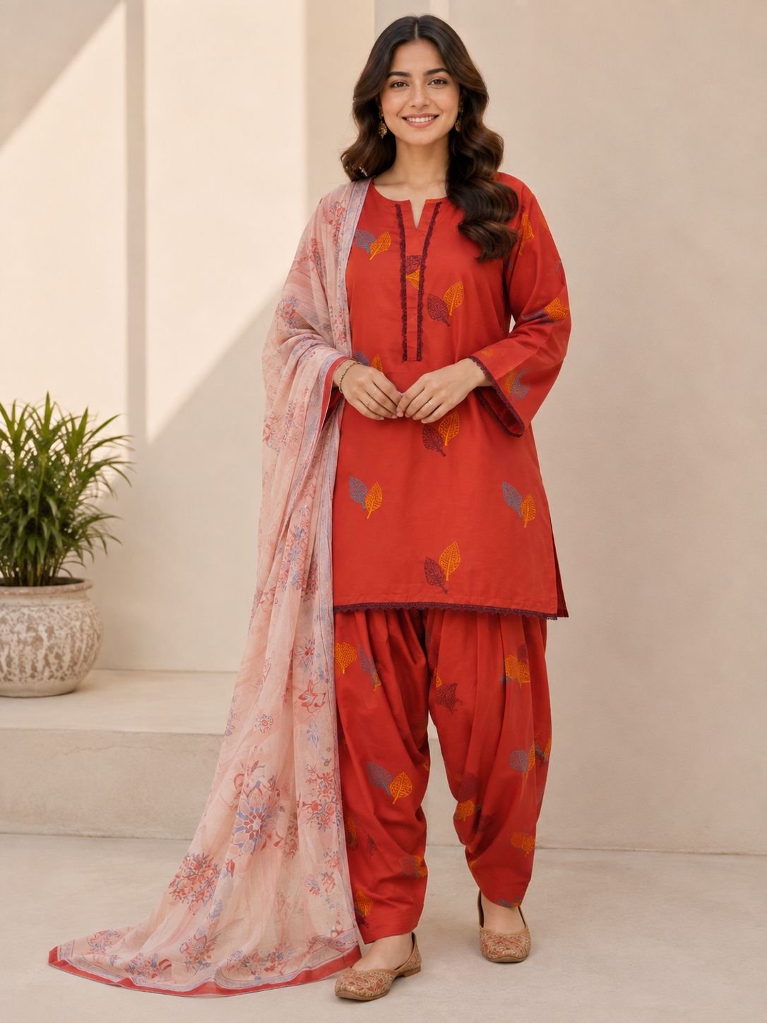 *DESIGN Embroidered Cotton 3-Piece Suit* — photo 8